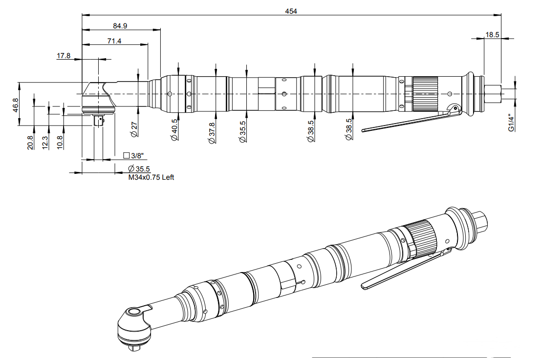ATLASLTV38 R42-10扳手结构图