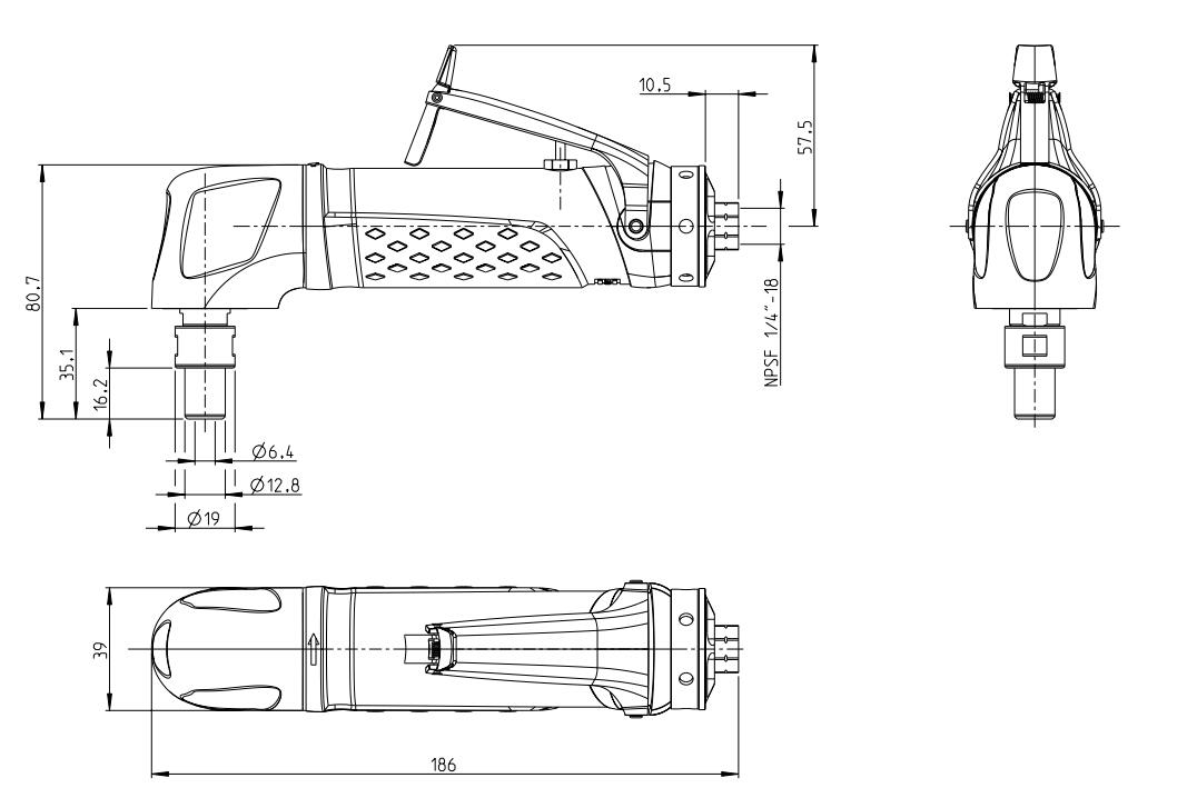 阿特拉斯LSV19 S200-2气动刻磨机